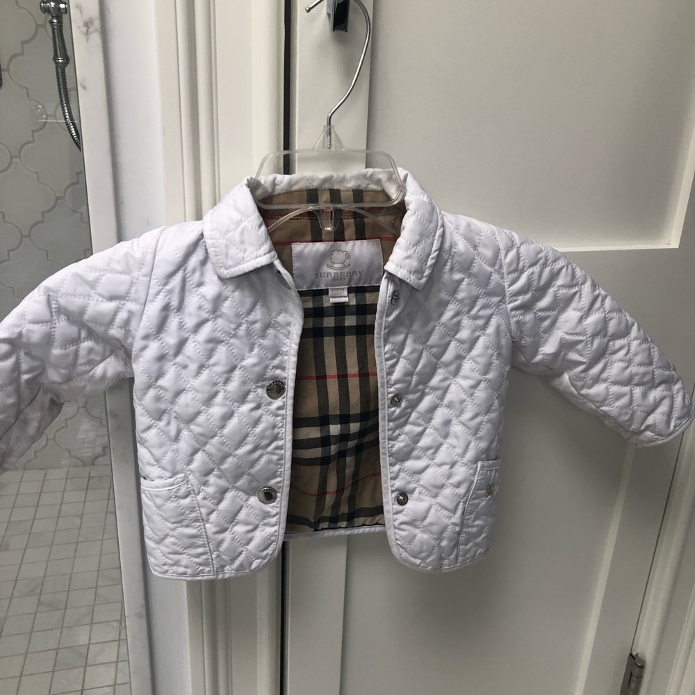 BURBERRY Baby Girls Spring/Fall Quilted Jacket